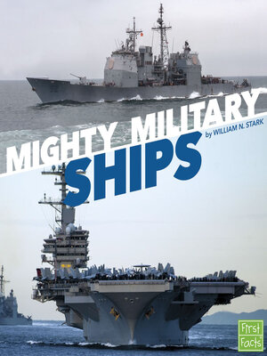 cover image of Mighty Military Ships